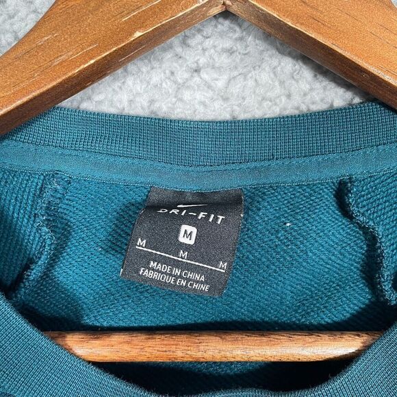 Nike Sweatshirt Womens Medium Get Fit Lux Pullover Crop Top Relaxed Logo CV7248 - Picture 5 of 11